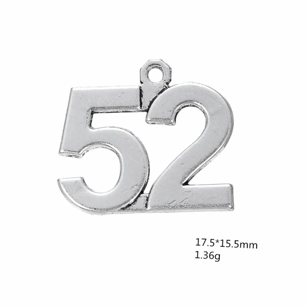 Подвеска LIKGREAT с маленькими цифрами для ожерелья браслета дня рождения памяти