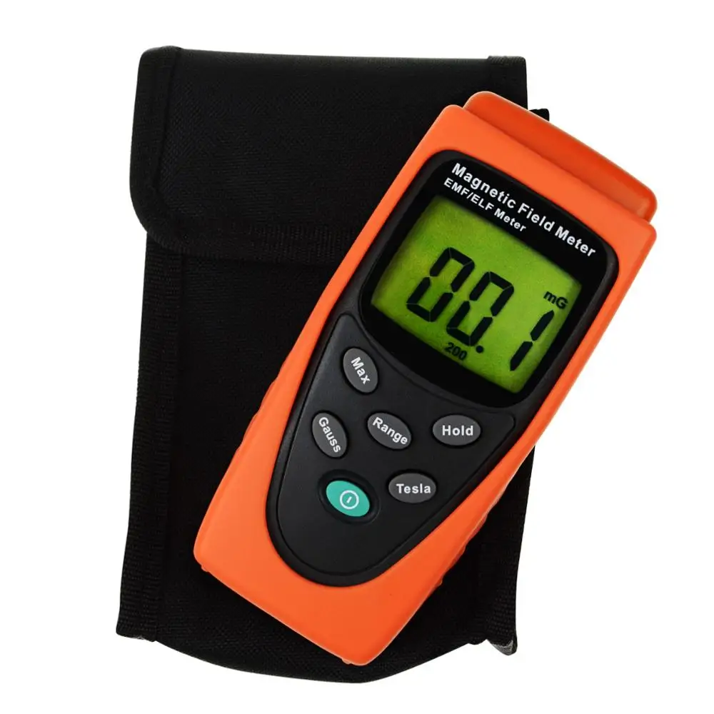 

EMF ELF Meter Gaussmeter Single Axis 30-300Hz Frequency Made in Taiwan Electromagnetic Field (OEM Packaging Available)