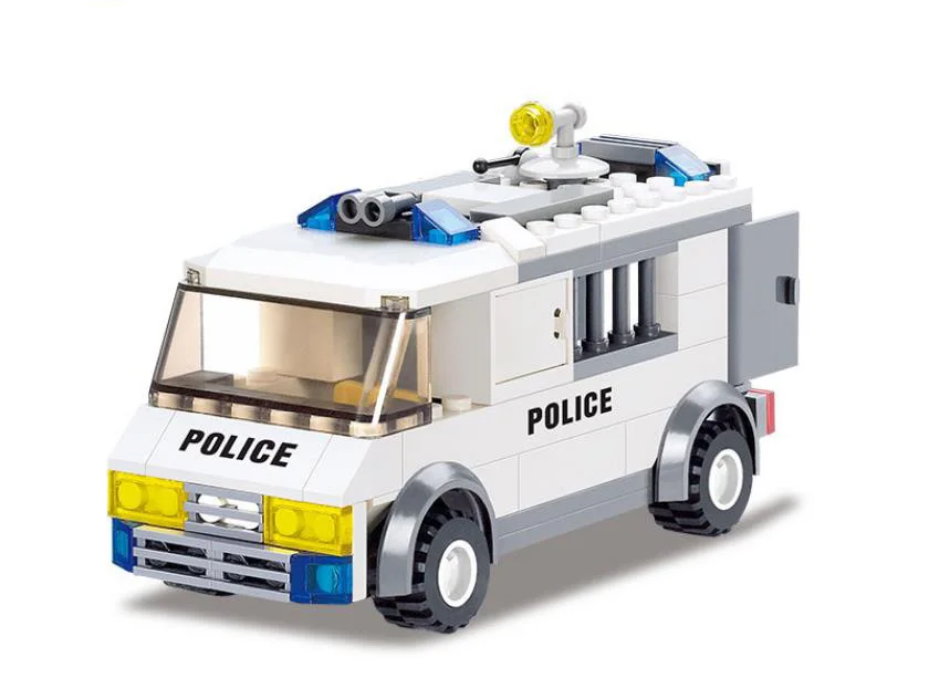 135 шт. Детский конструктор полицейский заключенный | Игрушки и хобби