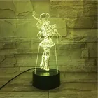 Игра Лига Легенд, фигурка кайтлин, 3d светильник для игровой комнаты, Декор, Bluetooth-управление, изменение цвета, крутой подарок для геймера