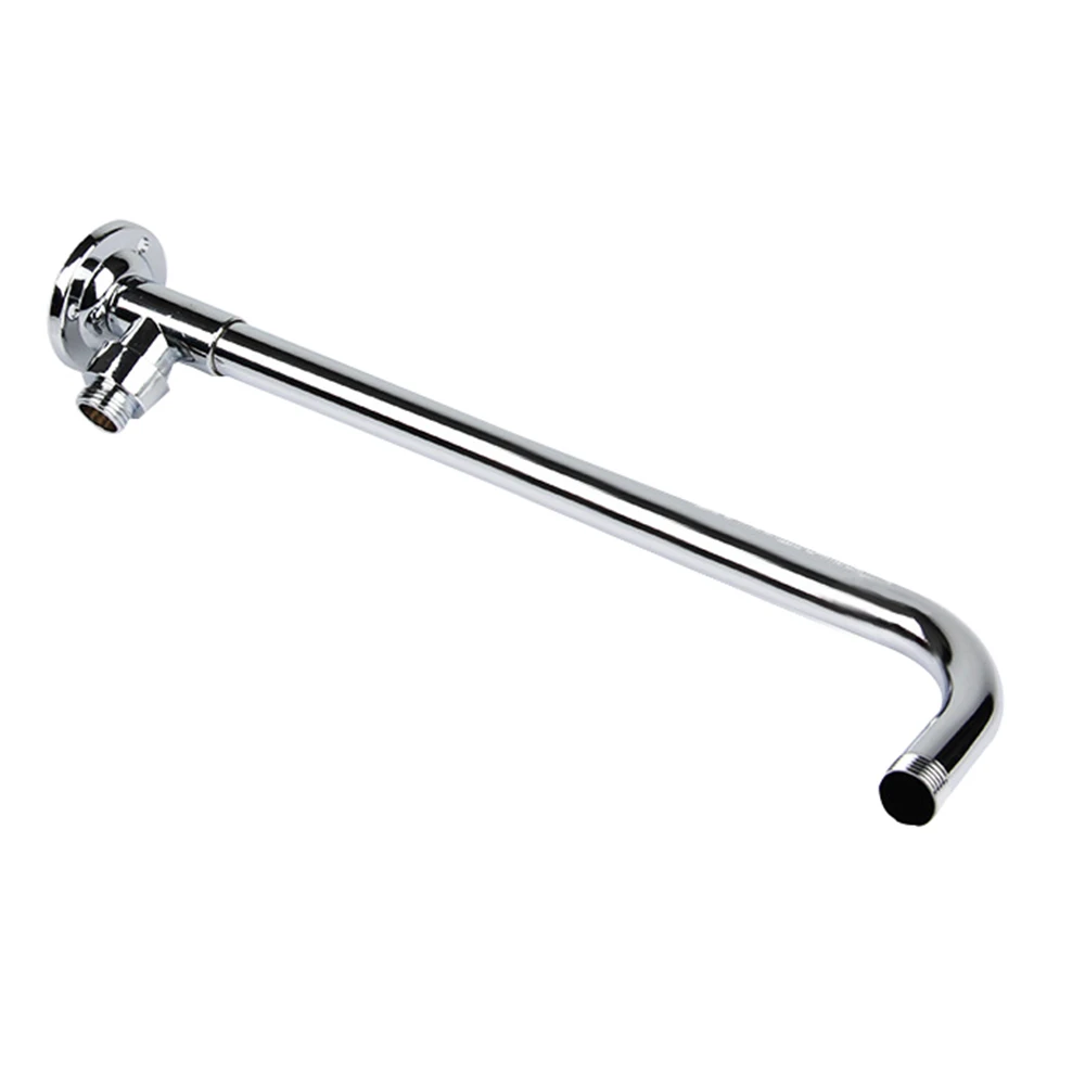 28cm Stainless Steel Wall Mounted Shower Head Extension Arm Rain Install Easy Bathroom Accessories | Обустройство дома