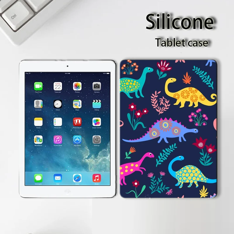 Окрашенные мягкие силиконовые чехлы для планшетов i Pad Pro 9 7 10 5 2018 модель A1673 A1675 A1709