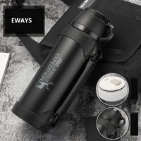 stainless steel insulated thermos bottle 1l2l 3l outdoor travel coffee mugs thermal vaccum water bottle thermal mug