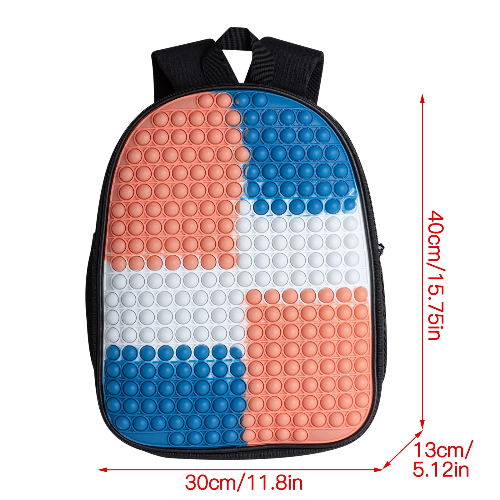 Школьный Радужный рюкзак для подростков с пузырьковым наконечником и сенсорной