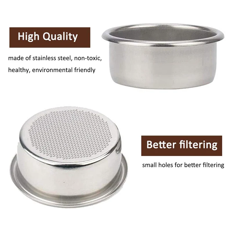 

54mm Filter Basket Compatible for Breville Portafilter BES870XL BES860XL BES840XL Cup Filter Replacement SLC88