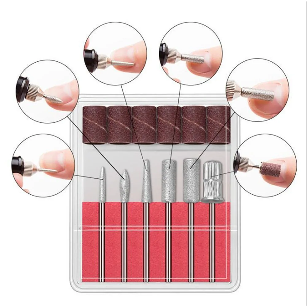 

1 Set Professional Electric Nail Drill Machine Manicure Machine Pedicure Drill Set Ceramic Nail File Nail Drill Equipment Tools