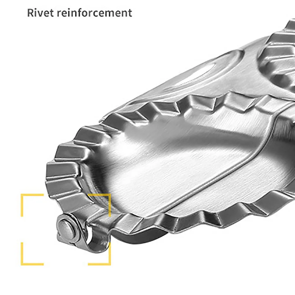 Искусственная Кожа из нержавеющей стали для теста пирога равиоли пресс большая