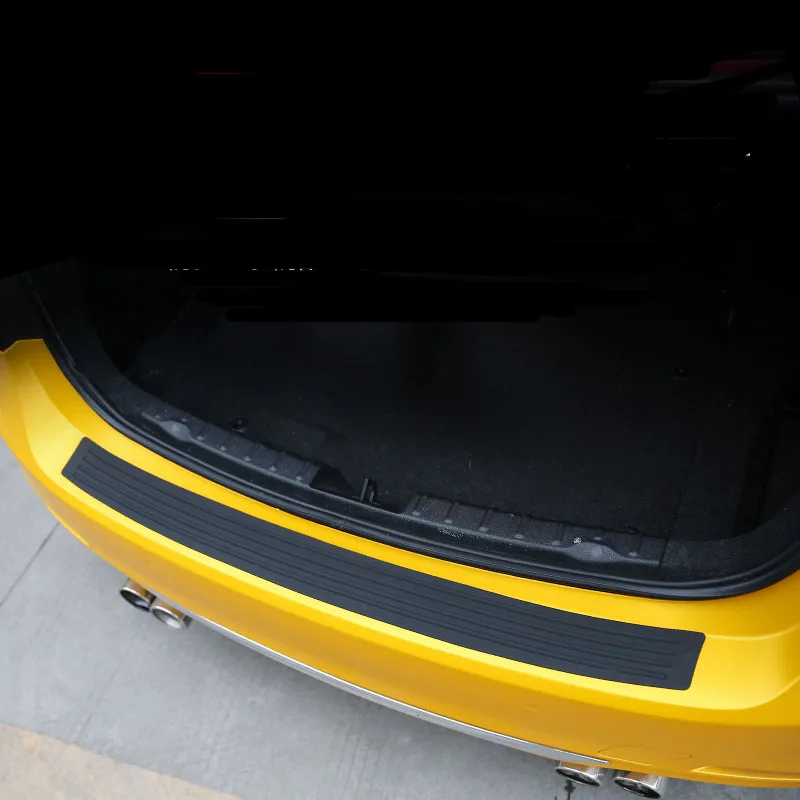 Alijunda Car trunk bumper trim rear guard plate modified protective strip For Peugeot 206 207 208 301 307 308 407 2008 3008 4008 |