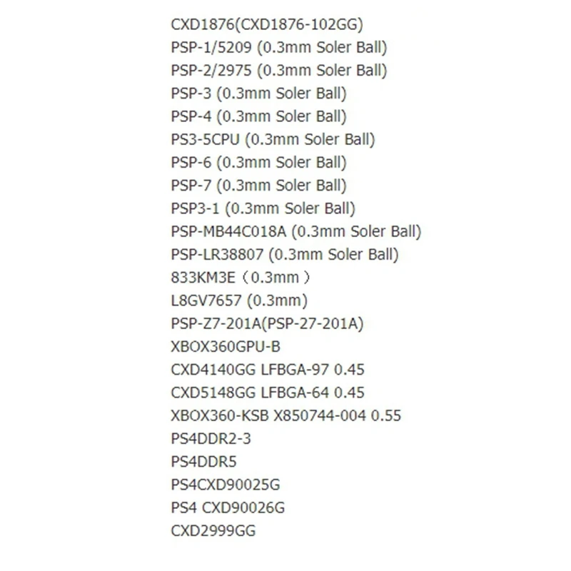 47 шт./компл. Игровые приставки трафареты прямого нагрева BGA трафарет + джиг