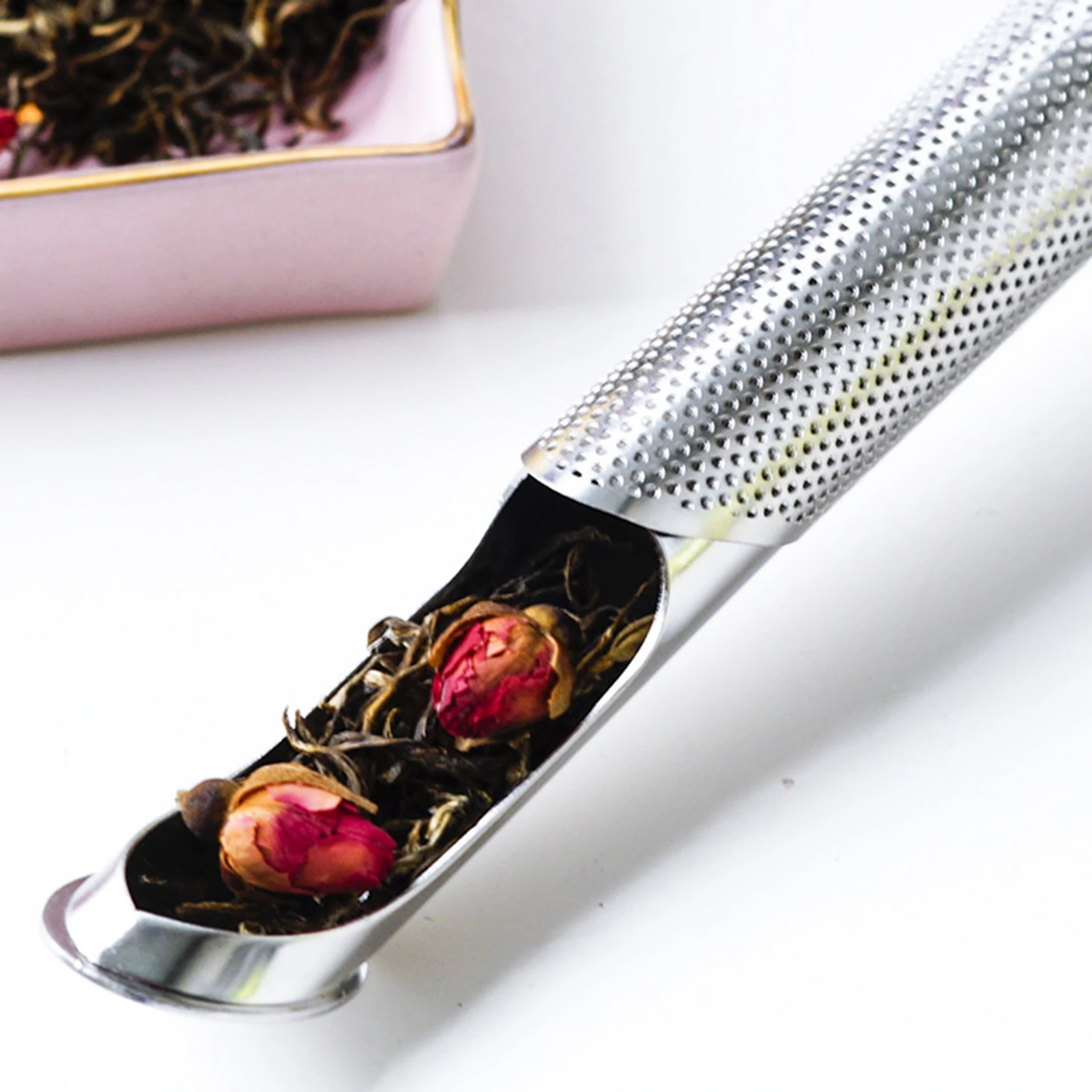 

Чайный фильтр из нержавеющей стали для чайной кружки, рассыпчатый чай, роза, специи
