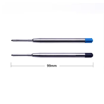 10Pcs 9.8cm Replaceable Metal Pen Refills 0.7mm Special Office Business Ballpoint Pen Refill Rods for Writing Office Stationery 4
