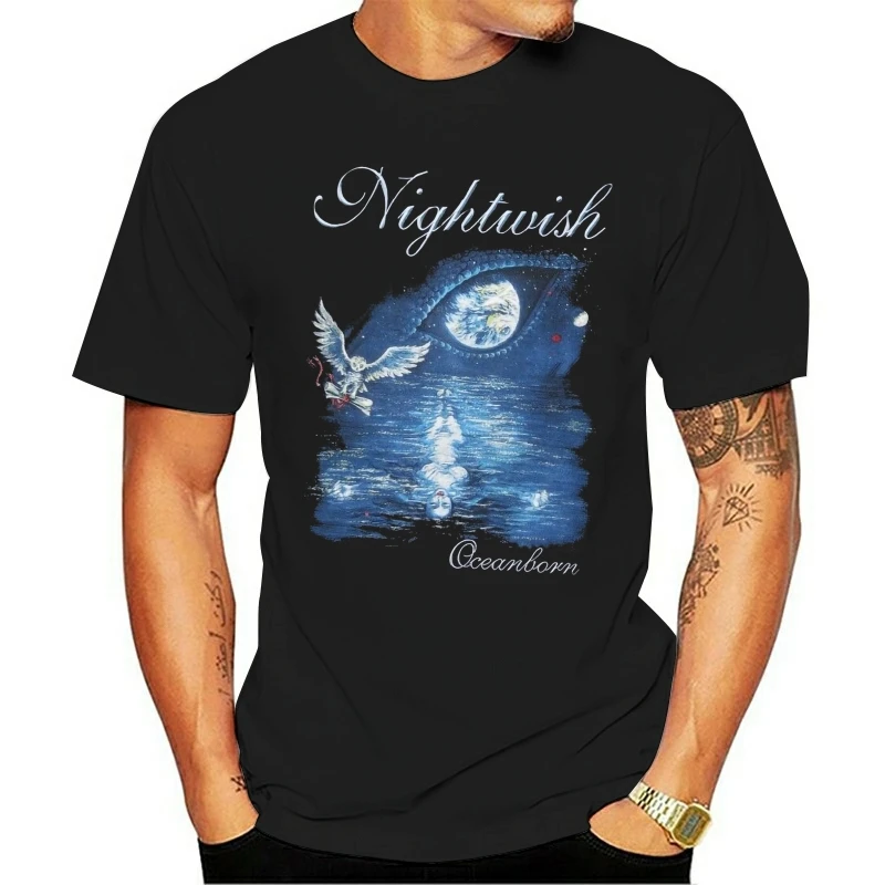 Nightwish Oceanborn футболка с модным принтом Футболка размера плюс|Мужские футболки| |
