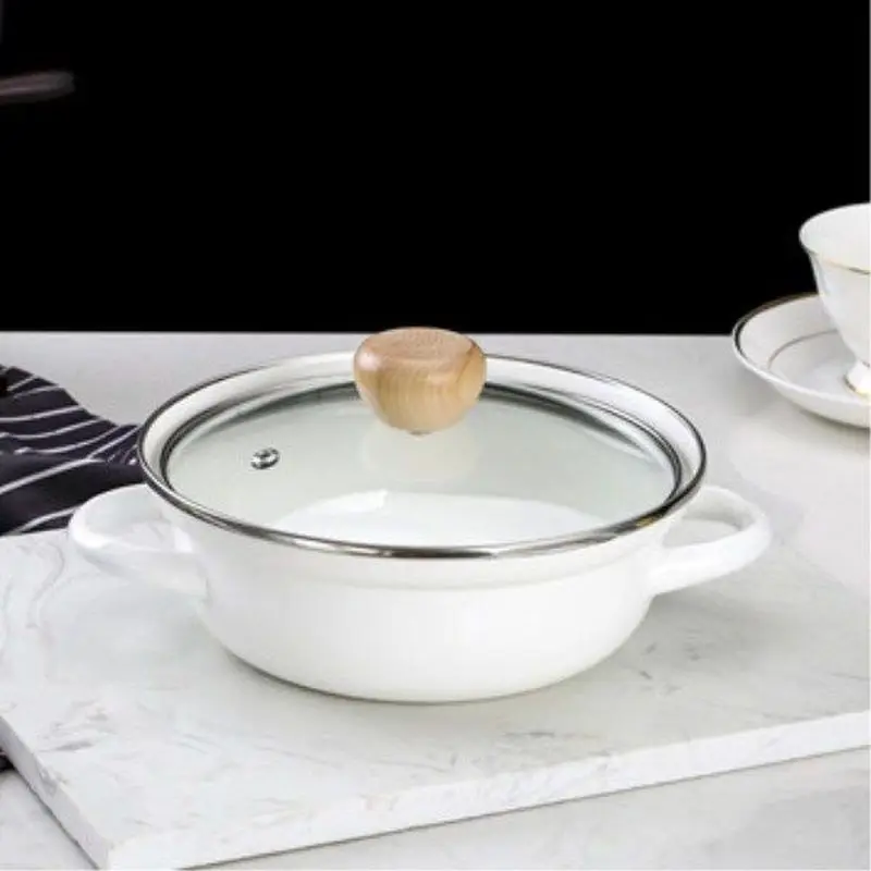 Эмалированная суповая кастрюля эмалированная маленькая для супа Детская лапши