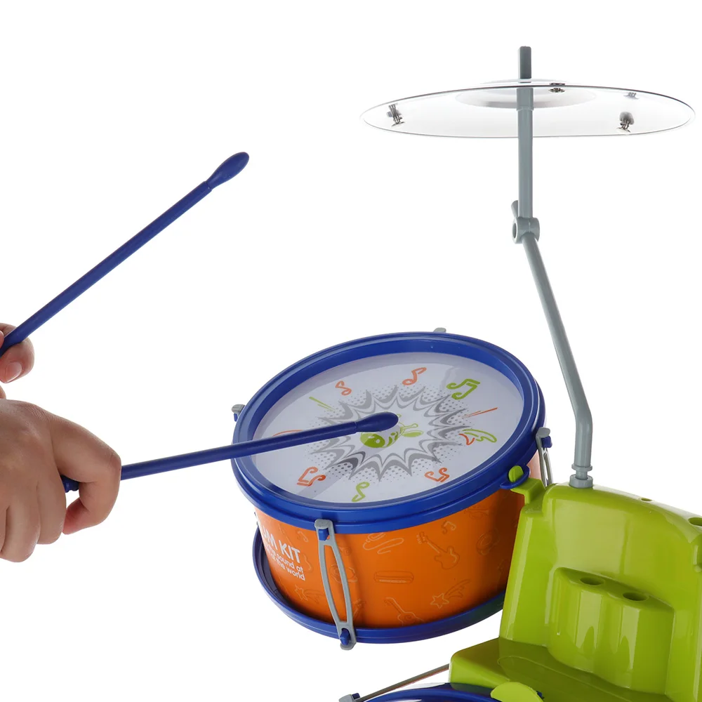 Детский Музыкальный барабан игрушки 2 барабана имитация джазового набор с