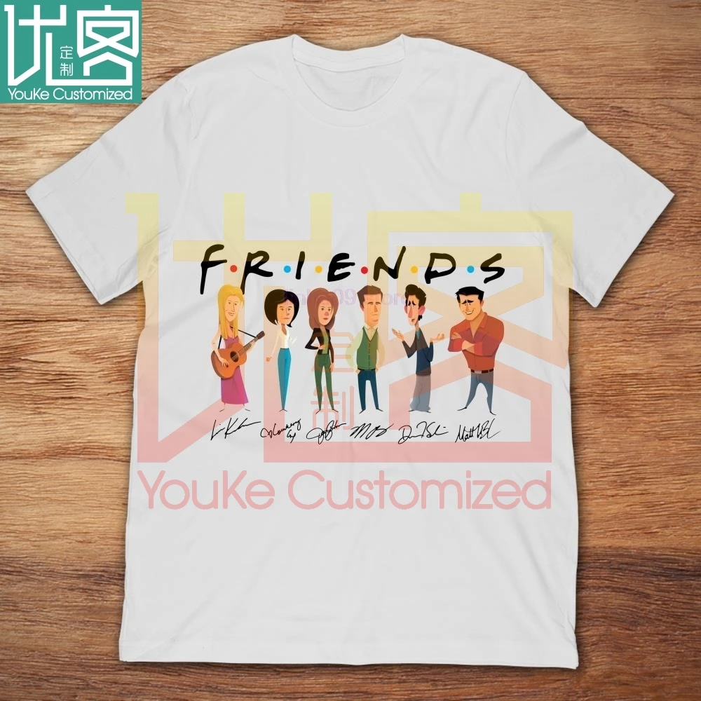 2019 брендовая мужская футболка с надписью для ТВ ситком друзья фильмы актеры |