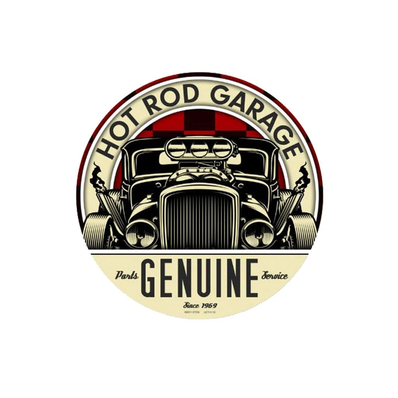 Лидер продаж винтажные металлические знаки в виде старой автомобили круглая