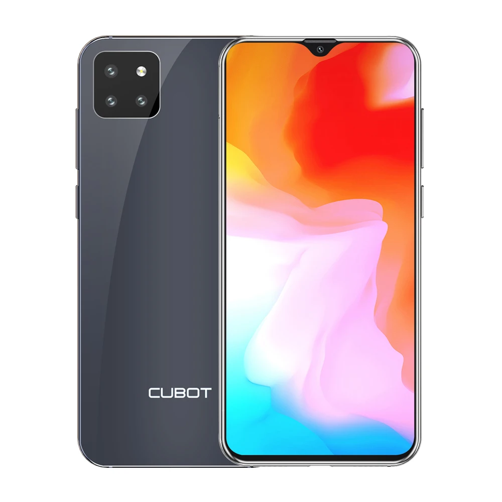 Black Cubot X20 Pro Смартфон SONY AI режим тройная камера 6," FHD+ экран капли воды сотовый телефон 6 ГБ RAM+ 128 ГБ ROM Памяти Android 9,0 Лицо ID Cellura Helio P60 Процессор 4000 мАч Большая Батарея 4G - Цвет: Black