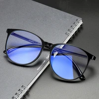 optical lenses women bluelight blocking rest filter computer eyewear frame read decorative transparent round gaming eyeglasses