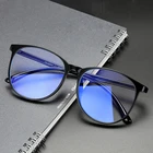 Оптические линзы женские BlueLight блокирующие отдых фильтр компьютерные очки оправа декоративные прозрачные круглые игровые очки
