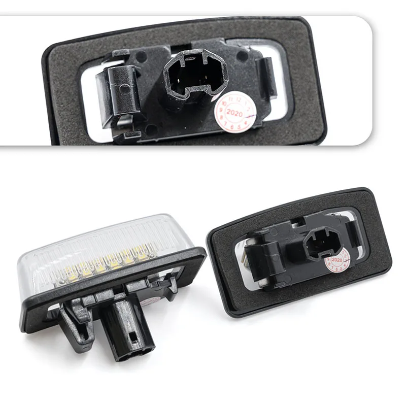 2x белые 18 светодиодов 3528 SMD комплекты подсветки номерного знака для Toyota Crown