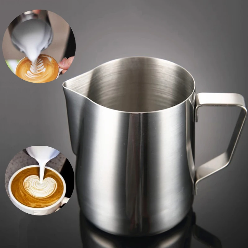 Espresso Coffee Latte Tools Milk Frothing Jug Pitcher Garland Cup 1PC Stainless Steel Hot Sale Kitchen Craft | Дом и сад