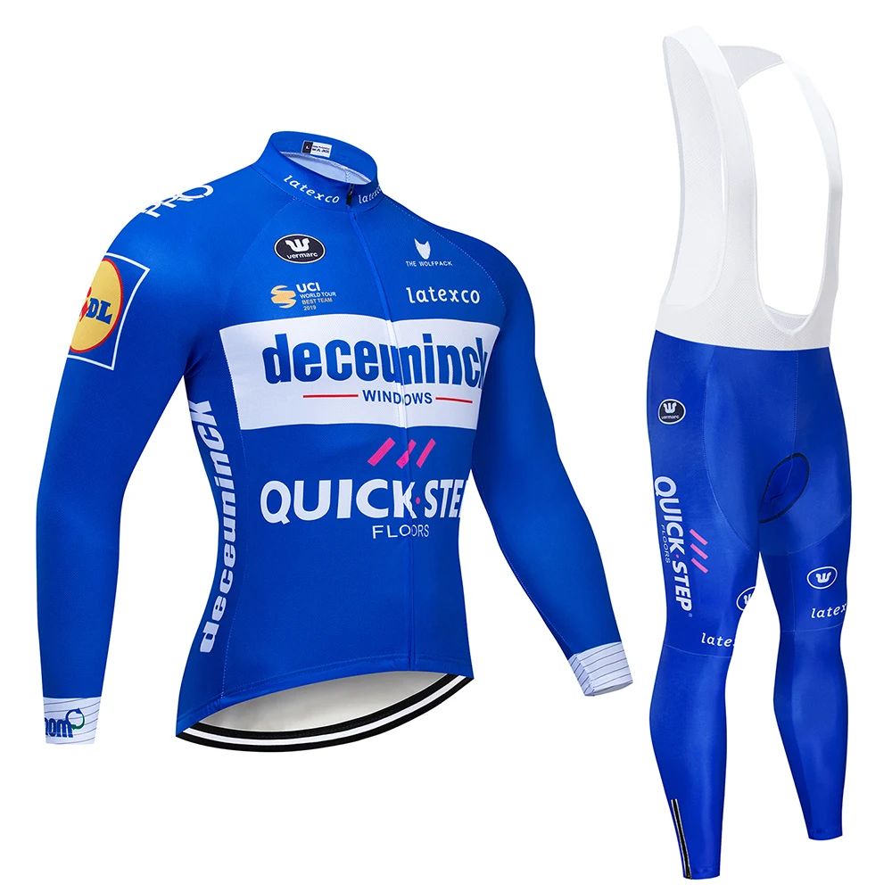 Велосипедный комплект из Джерси QUICK STEP Pro team 2020 одежда для горных велосипедов с