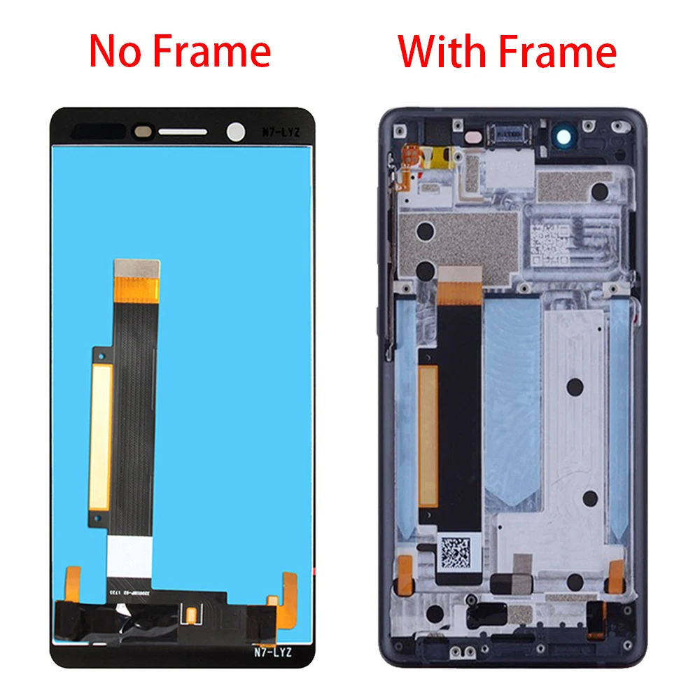5 2 &quotОригинальный ЖК дисплей для Nokia 7 TA 1041 сенсорный экран дигитайзер в сборе +