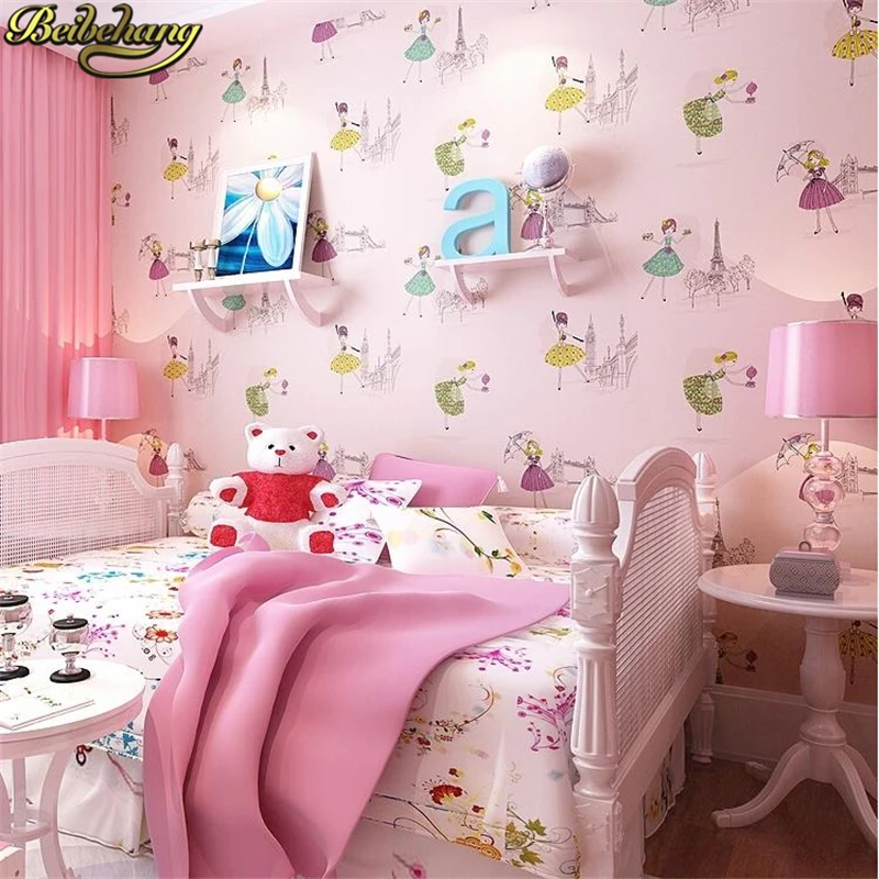 Beibehang Мультяшные балетные обои для детей нетканые детские обои|papel de parede kids|ballet