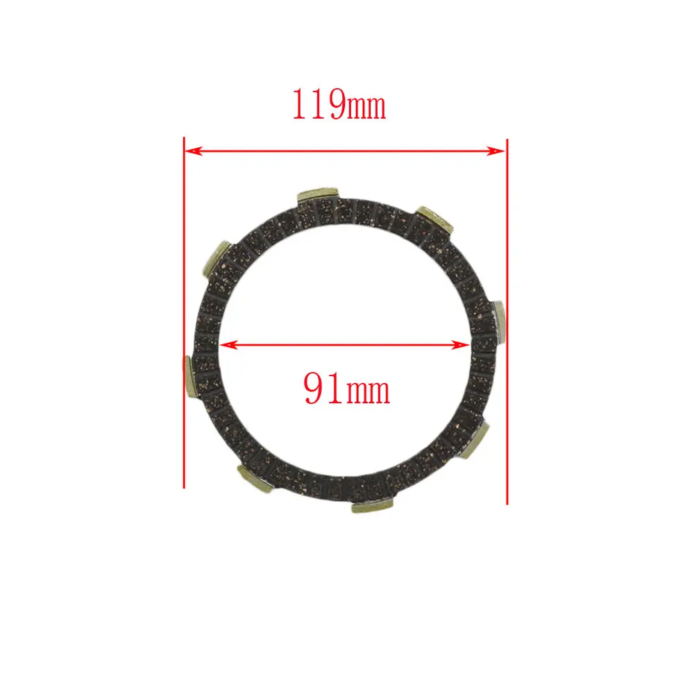 Мотоцикл 5 шт. мотоциклетные двигатели сцепления пластина фрикционного диска