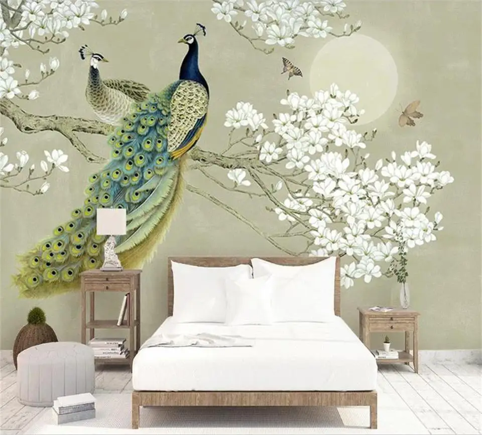 Настенные обои по индивидуальному размеру тисненые 3D-обои с рисунком лося