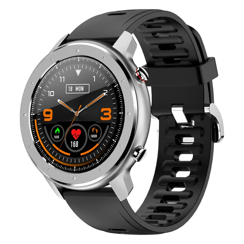 Модные Смарт-часы F12 1 3 дюймов Полный Круглый сенсорный экран шагомер умные часы