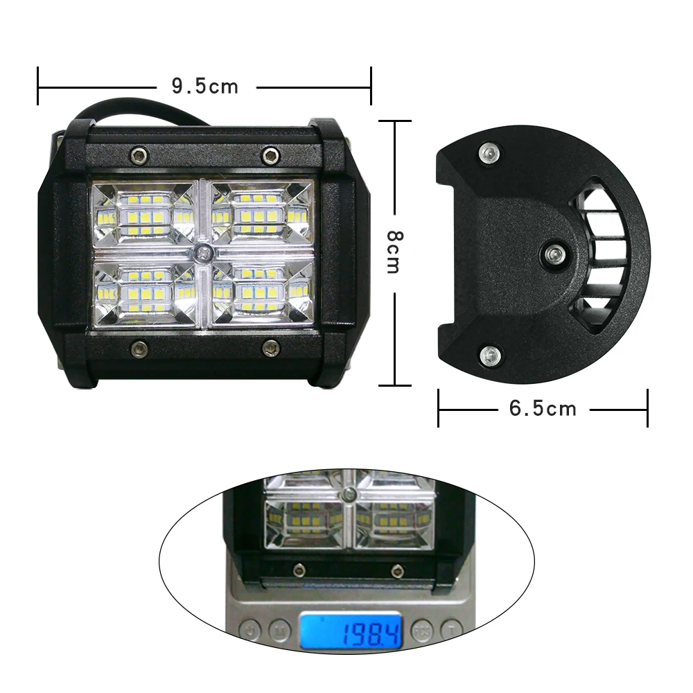 Светодиодная панель рабочего освещения фары для автомобильной навигации 36 Вт