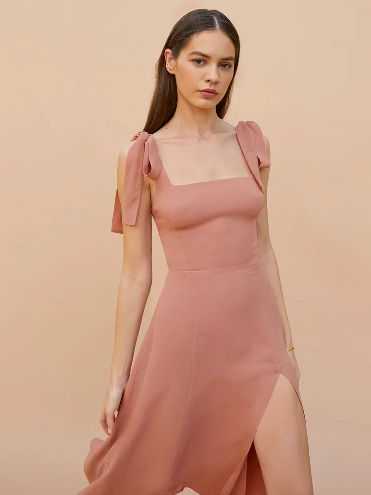 

rayon dress 2020 summer new French style women's dress