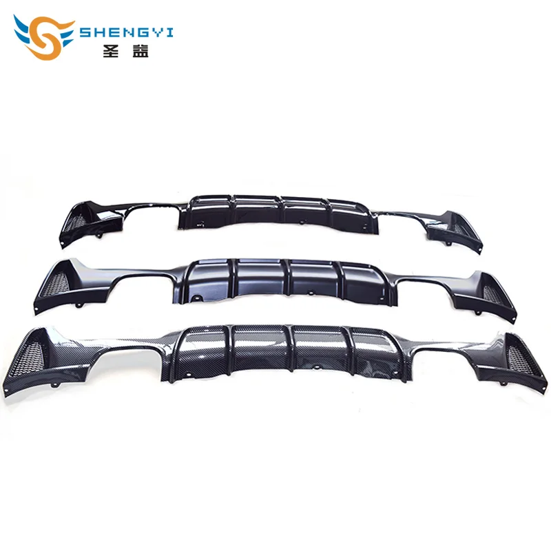 Три стиля глянцевый/матовый черный и Карбон 4 серии Автомобильный задний бампер