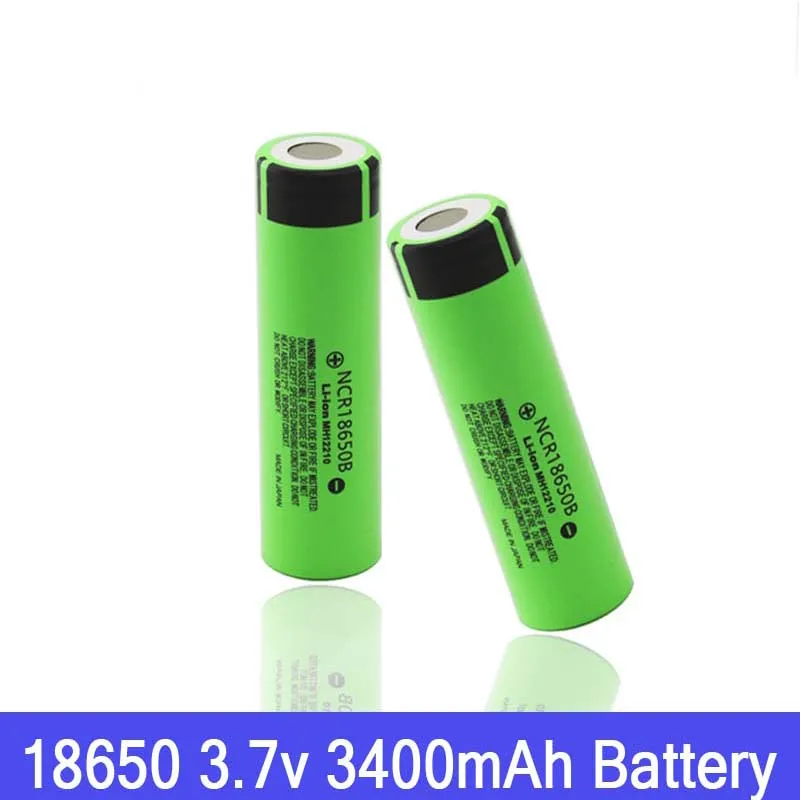 100% Оригинальная 18650 батарея NCR18650B 3 7 v 3400 mah литиевая аккумуляторная для фонариков|