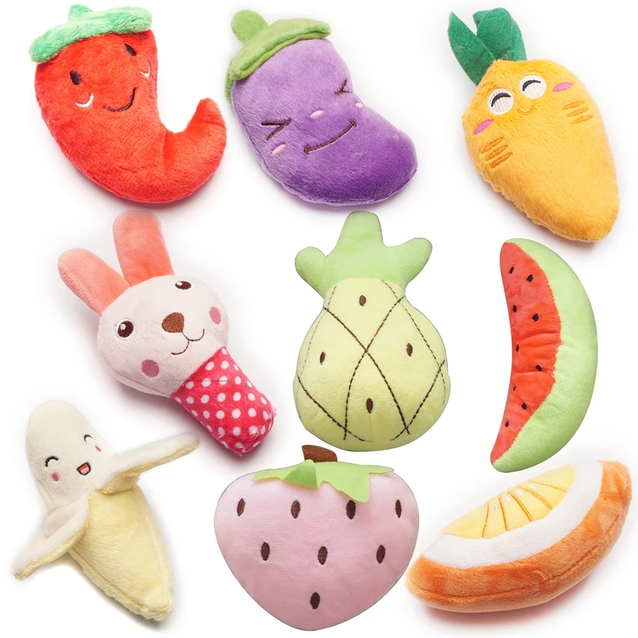 

9 Упаковок, новинка 2021, милые строительные игрушки для собак, тренировочные жевательные Игрушки для маленьких домашних животных, игрушки дл...