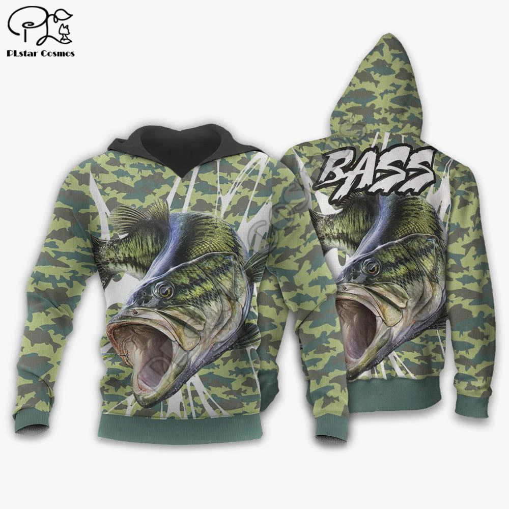 

PLstar Cosmos Bass Fishing Underwater Camo 3D Printed Men Women Zipper Hoodie Unisex Streetwear Pullover Casual Outdoor Style-2