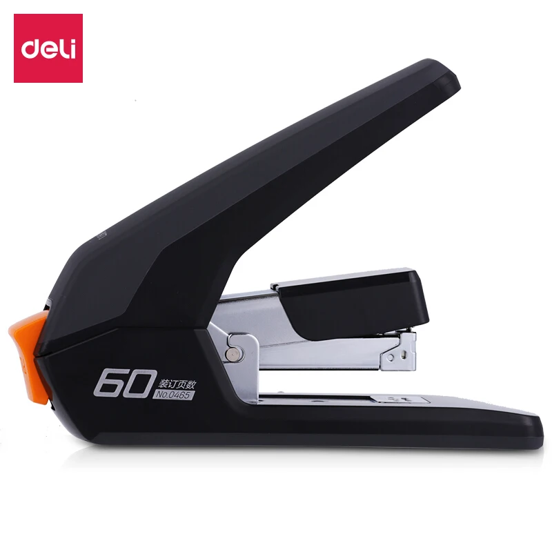 

Deli 60-page Labor-saving Heavy-Duty Stapler Suit 23/6 23/8 23/10 Staples White and Black