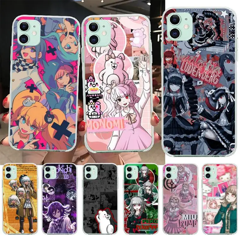 

Danganronpa Cartoon Phone Case for iphone 12 13 Mini SE 2020 5 5S 6 6S Plus 7 8 Plus X XR XS 11 Pro Max Fundas Coque cover