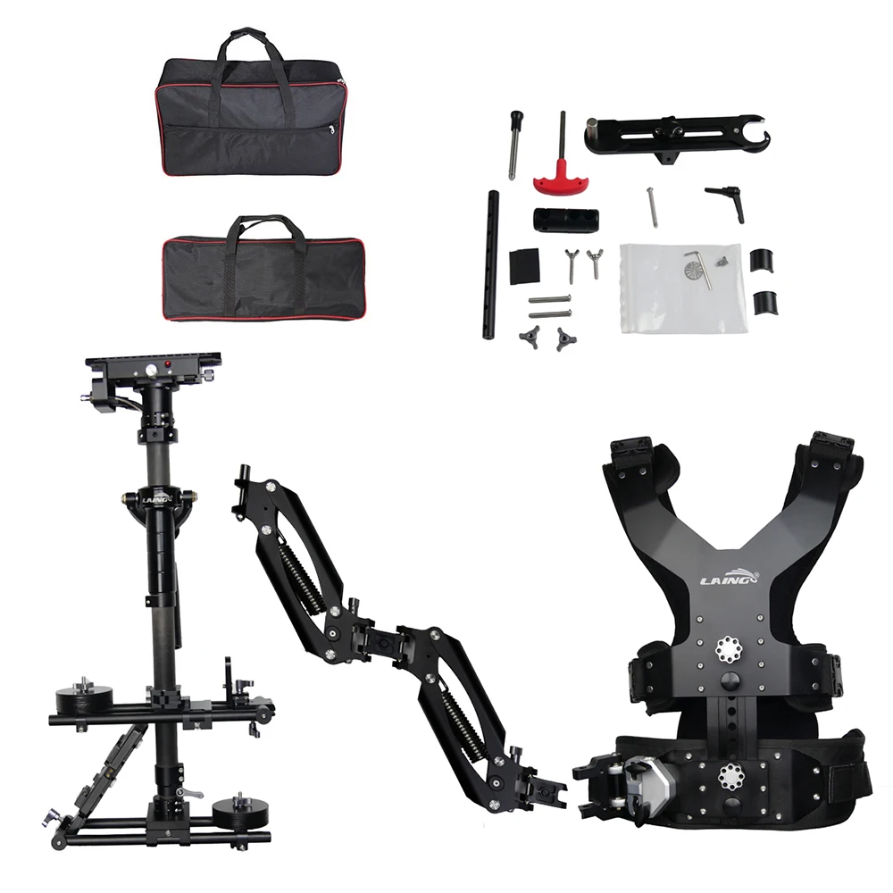 LAING M30PX 15 кг вес медведь углеродного волокна Видеокамера Steadicam Стабилизатор кран 3S