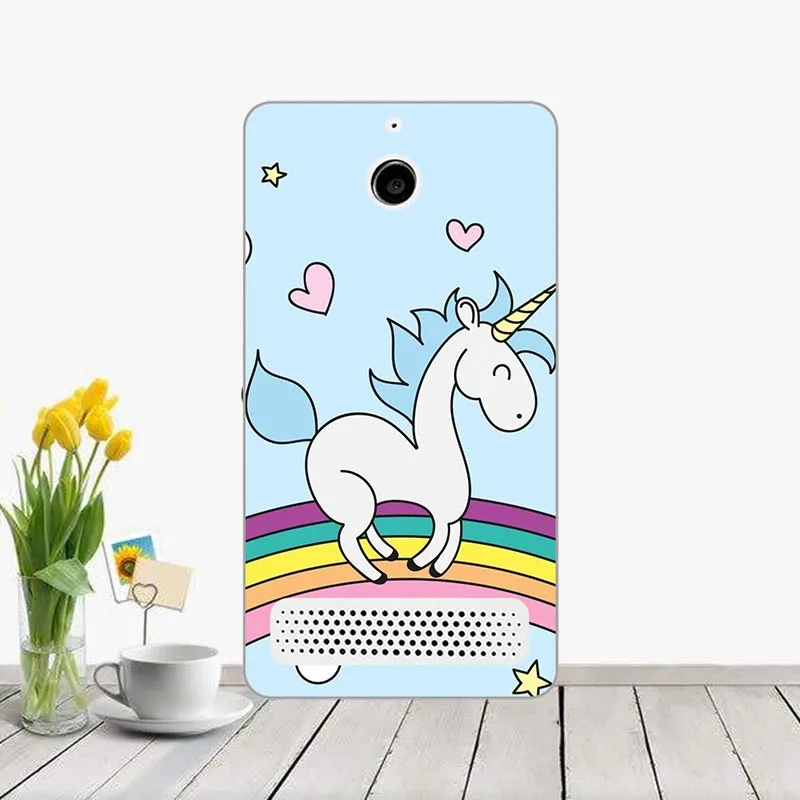 Милый мультяшный чехол для Sony Xperia E1 D2004 D2005 Dual D2104 D2114 из твердого пластика с