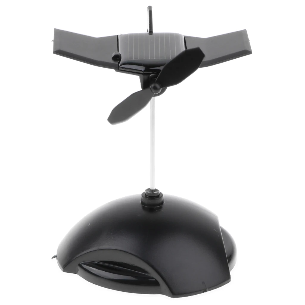Креативный вращающийся пропеллер на солнечной батарее модель самолета с