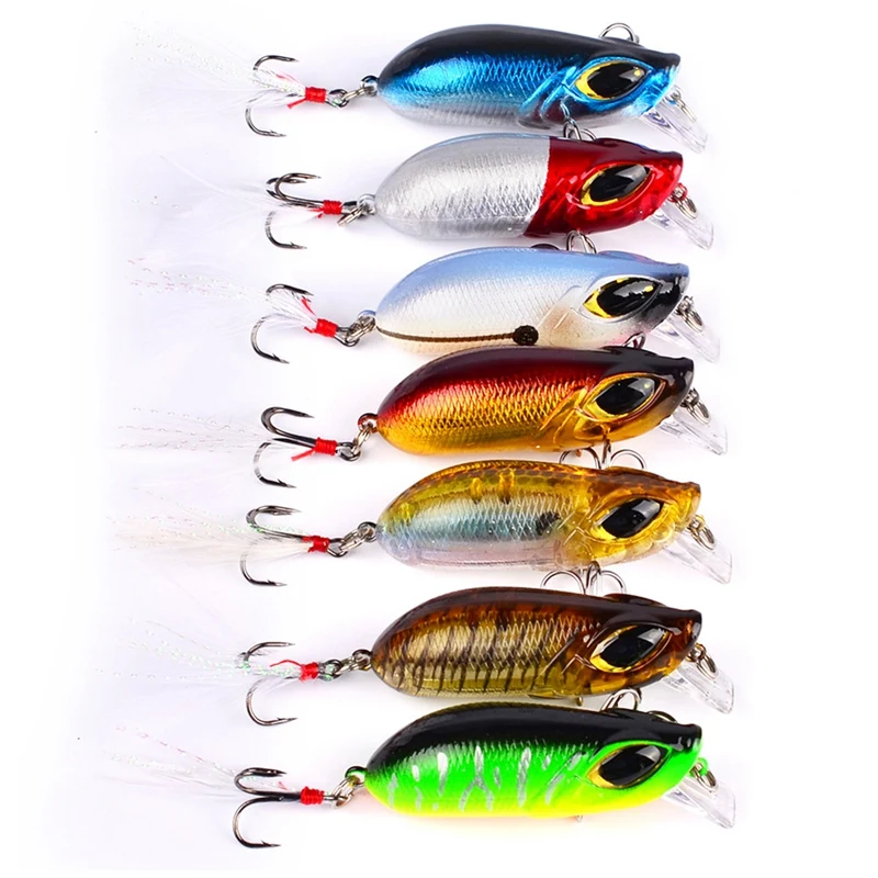 

Мини жесткая Приманка Minnow приманки для рыбалки 3D глаза Пластик воблер Crankbait отражательная приманка морской рыболовные приманки искусствен...