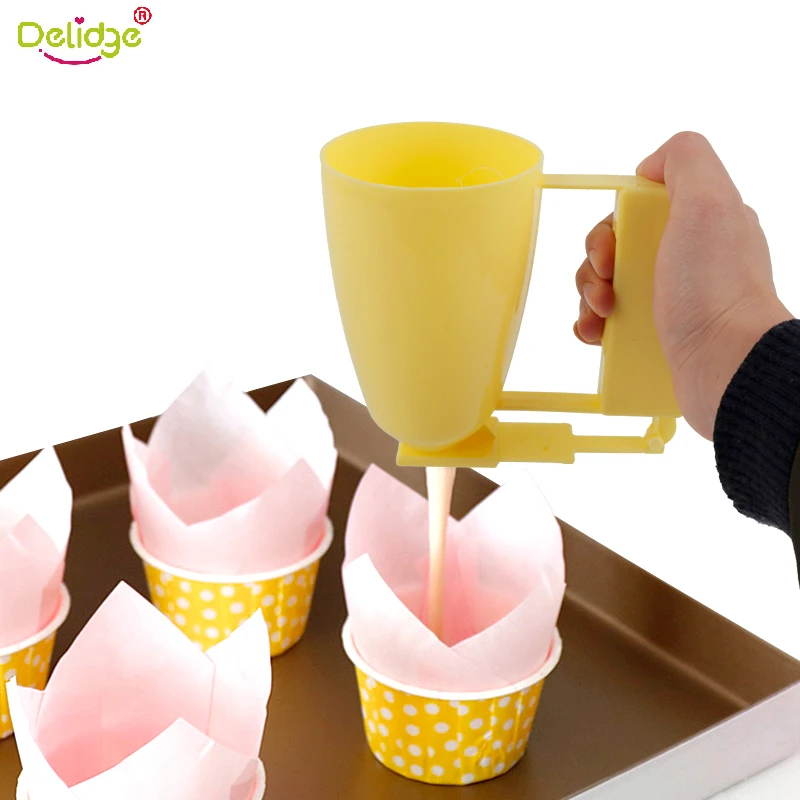 Delidge Кондитерские ручки дозатор для теста DIY для изготовления торта помощник чашка Тесто крем сепаратор для мяса кухонный торт инструмент для выпечки