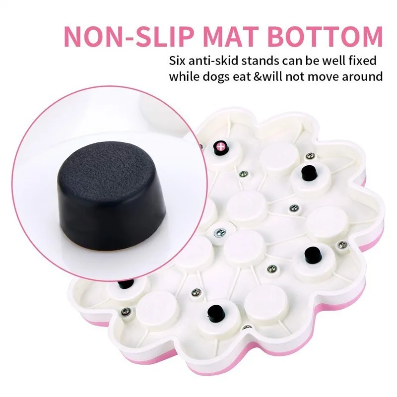 

2021 new Dog Slow Feeder Toys Interactive Increase Puppy IQ Food Dispenser Slowly Eating NonSlip Bowl Pet Cat Dogs Training Game