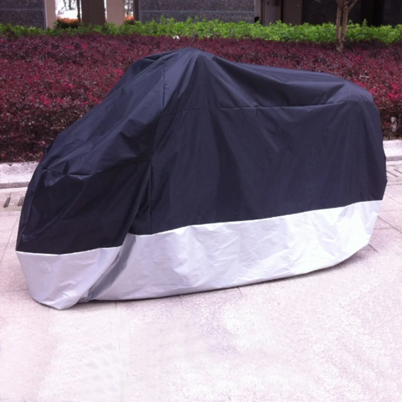 

2021 New Waterproof Outdoor Motorbike UV Protector Rain Dust Bike Motorcycle Cover Size L/XL