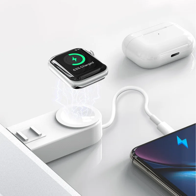2 в 1 внешний аккумулятор для Apple Watch 5 4 3 | Электроника