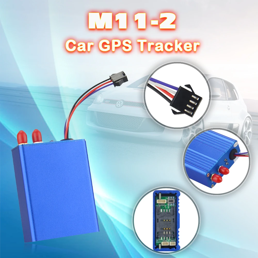 Автомобильный gps трекер локатор M11 2 отслеживающее устройство для автомобиля со