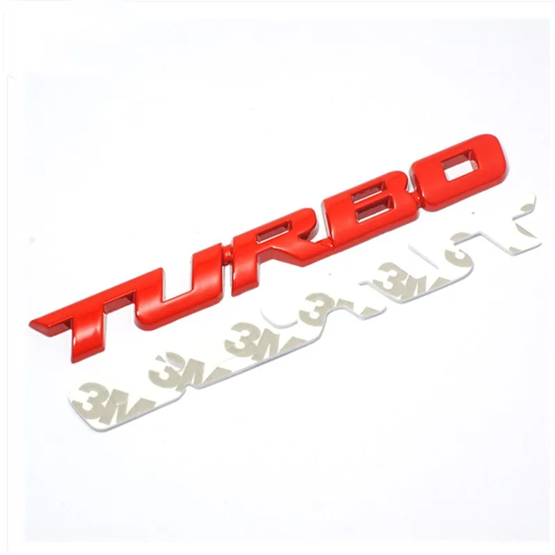 Universal Car Sticker Metal styling sticker 3D brand emblem TURBO badge body door trunk for all car Accessories Dropshipping | Автомобили