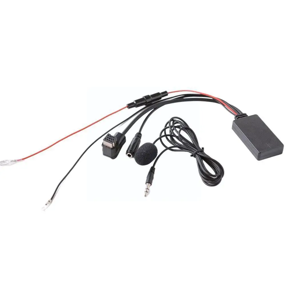 

1pc Aux Cable Car Bluetooth Aux Adapter Wireless Audio With Free Call Microphone Fuse Phone Hands Device B7b9